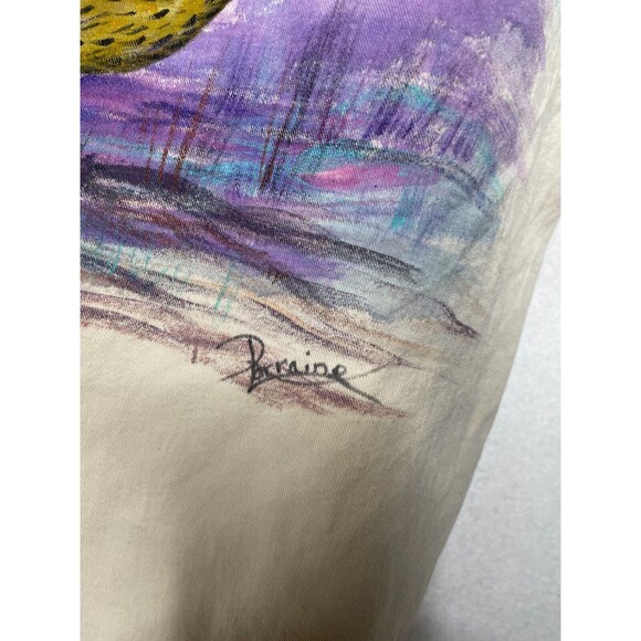 Kikomo Women Vest 22W/22M All over Back Painted Off White Jean Trendy  90's - Picture 6 of 8